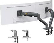 NB North Bayou G65 heavy-duty dual monitor arm desk mount for 27-34 Inches Computer Screens BLACK - TrendLine & Co.