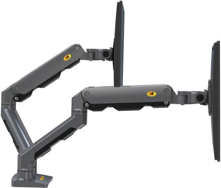 NB North Bayou G65 heavy-duty dual monitor arm desk mount for 27-34 Inches Computer Screens BLACK - TrendLine & Co.