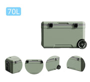 Portable 70L Chilly Bin With Wheels Cooler Box - TrendLine & Co.