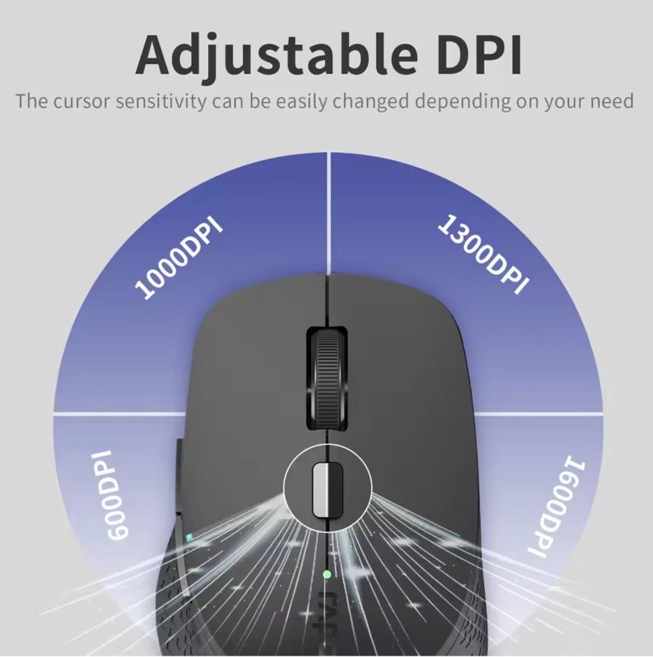 Rapoo M300G 1600DPI Silent Wireless Bluetooth Mouse - TrendLine & Co.