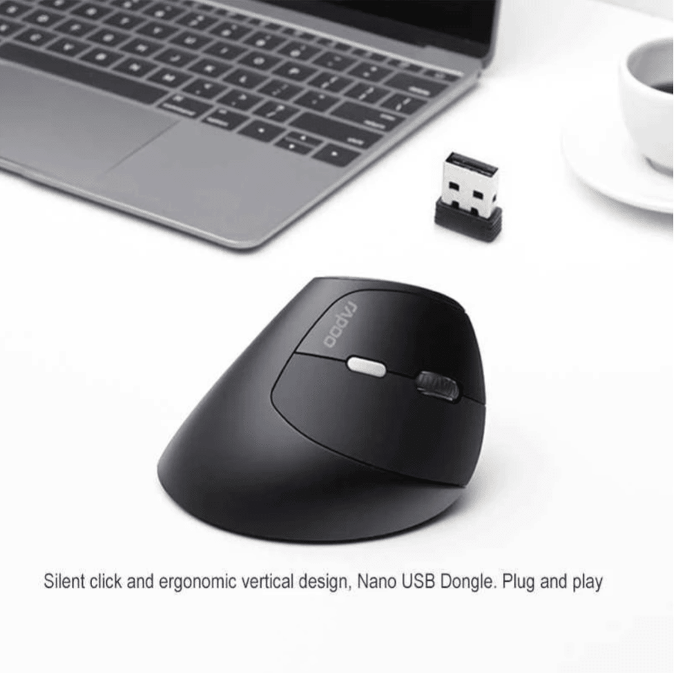 Rapoo MV20 Ergonomic Wireless Silent Vertical Mouse - TrendLine & Co.