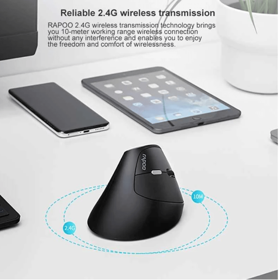 Rapoo MV20 Ergonomic Wireless Silent Vertical Mouse - TrendLine & Co.