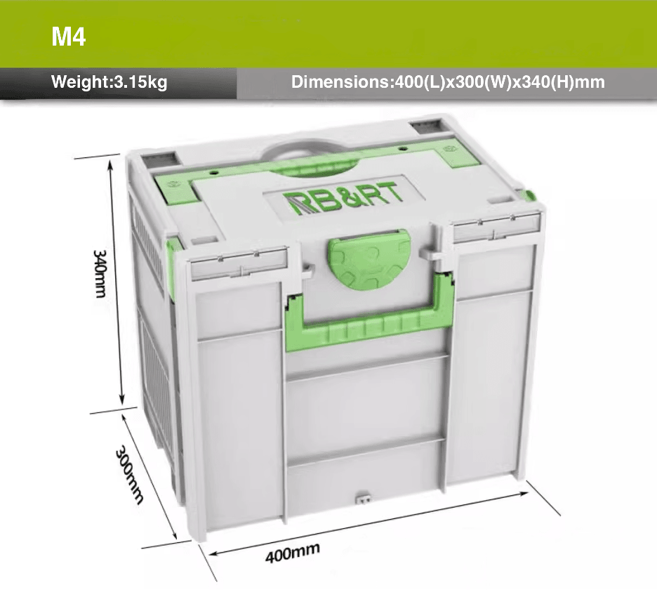 RB&RT Toolbox Packout With Heavy Duty Trolley 3PC - TrendLine & Co.