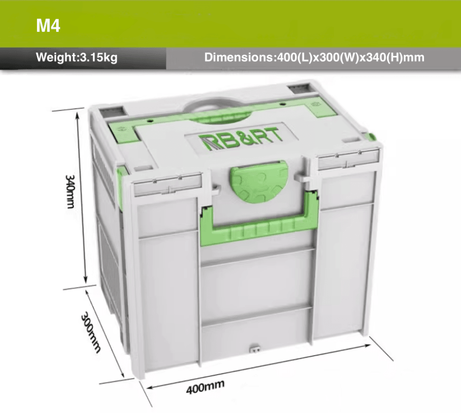 RB&RT Toolbox Packout With Heavy Duty Trolley 4PC - TrendLine & Co.