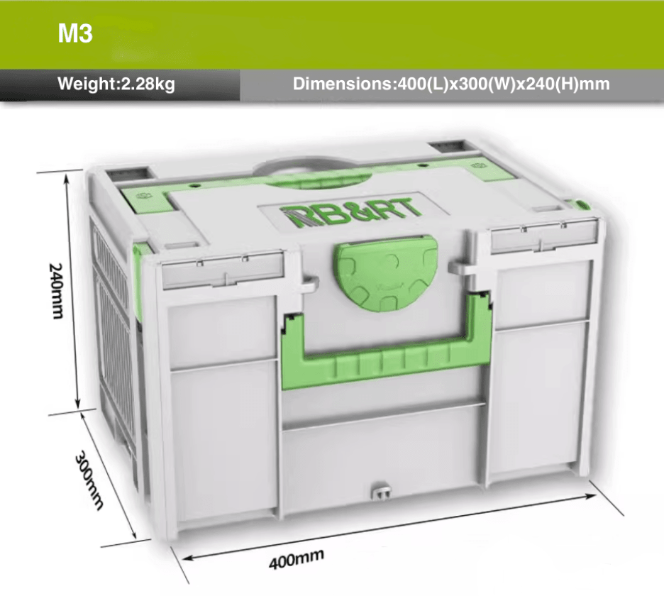 RB&RT Toolbox Packout With Heavy Duty Trolley 4PC - TrendLine & Co.