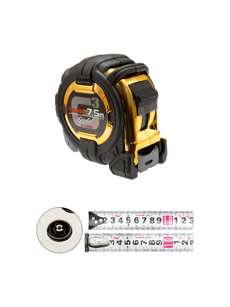 Tajima Professional-grade Steel Tape Measure NO MAGNET