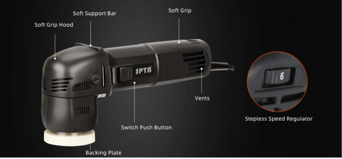 SPTA 3" Mini Polisher Dual Action Polisher - TrendLine & Co.