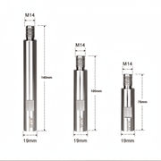 SPTA Metal Rotary Extension Shaft Set M14 Thread - TrendLine & Co.