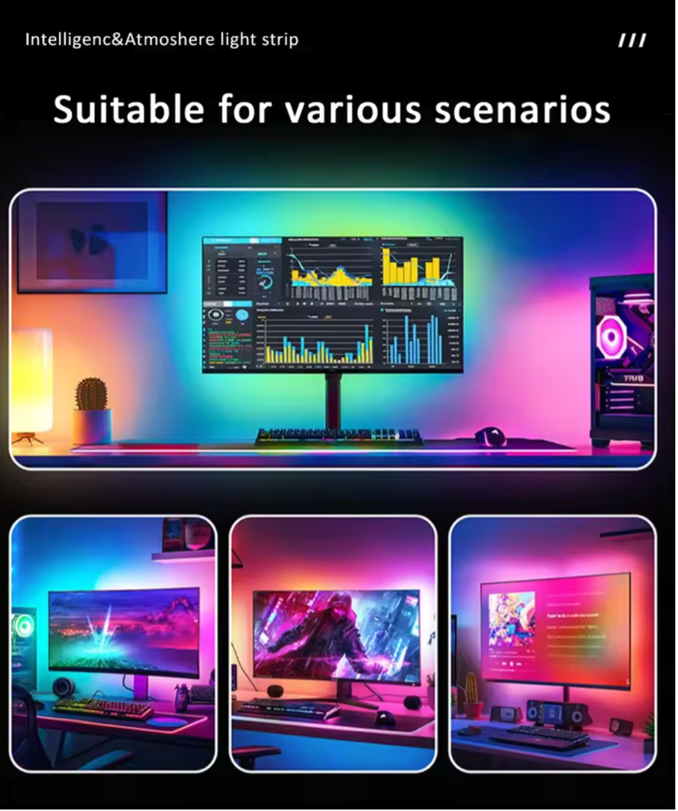 Synclight Screen-Sync Ambient Light Strip For 27inch Screen - TrendLine & Co.