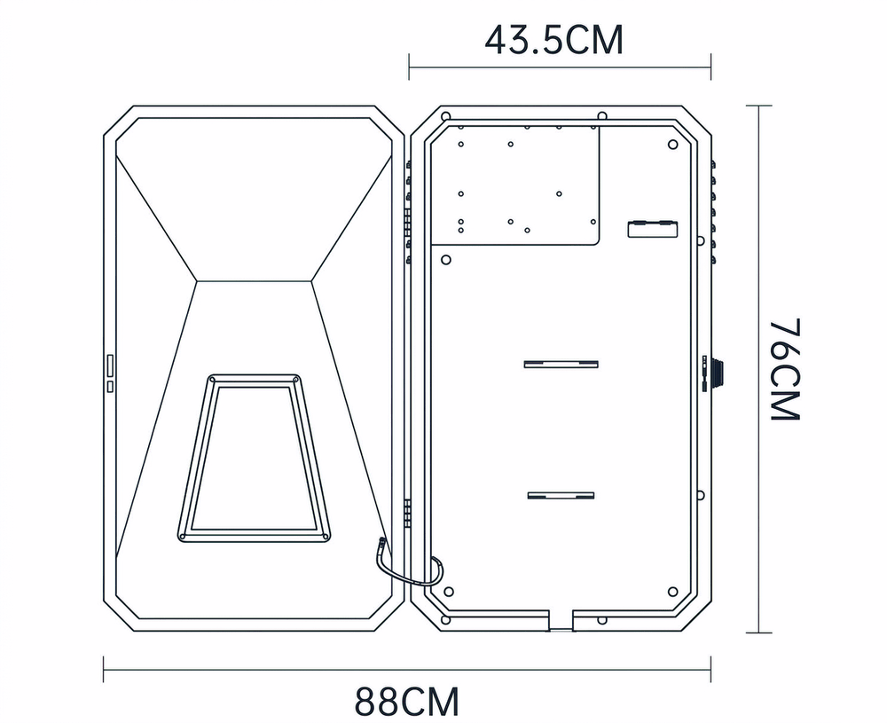 Tesla Home Charger Box Charging Cable Organizer Box - TrendLine & Co.