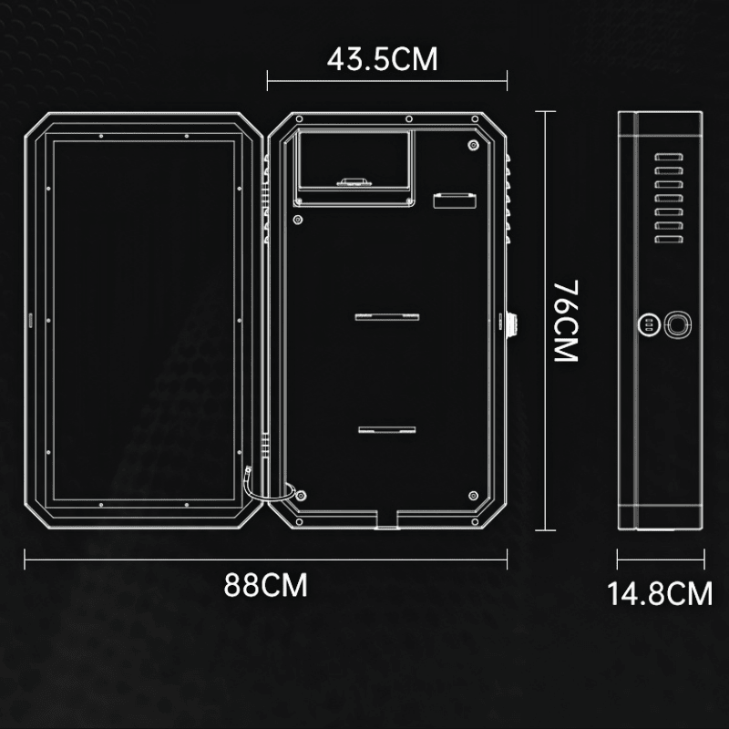 Tesla Home Charger Box Charging Cable Organizer Box - TrendLine & Co.