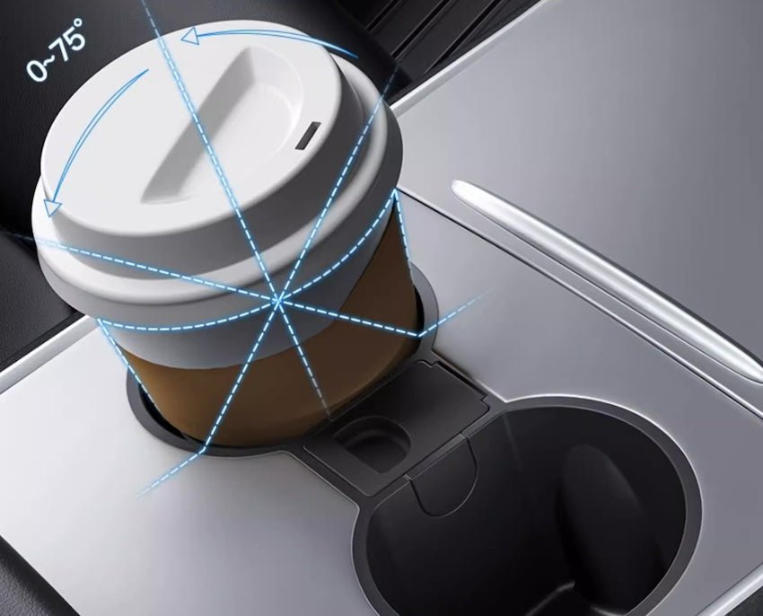 Tesla Model 3/Y Rubber Cup Holder Insert - TrendLine & Co.