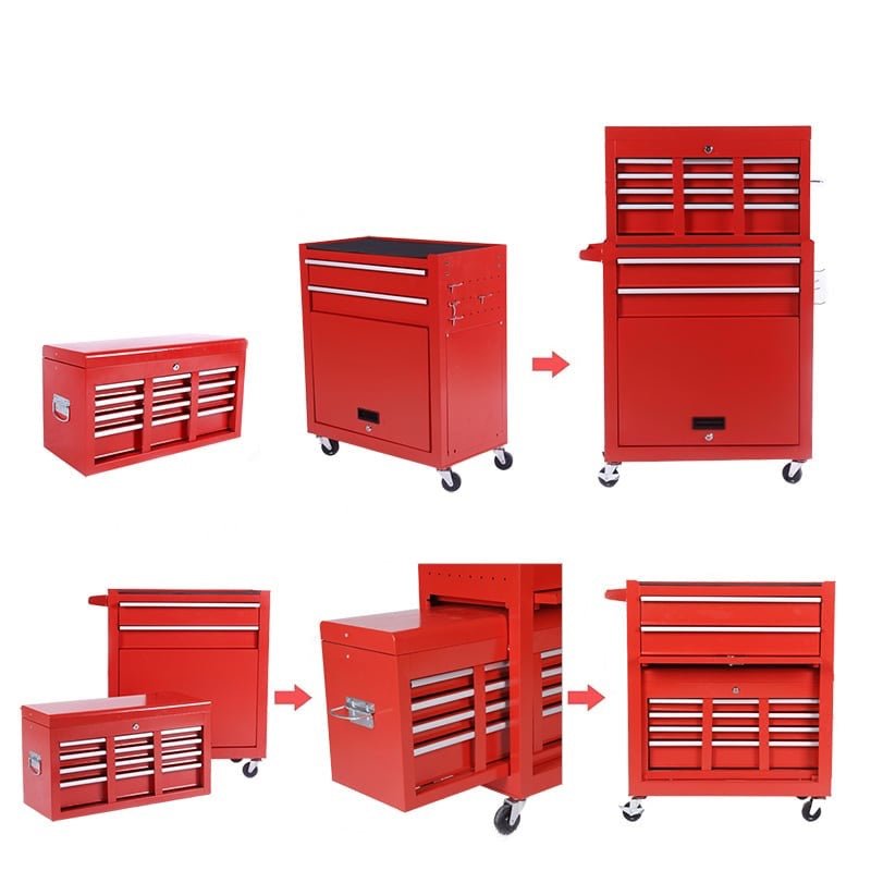 Tool Chest and Rolling Cabinet 8 Drawers Combo - TrendLine & Co.