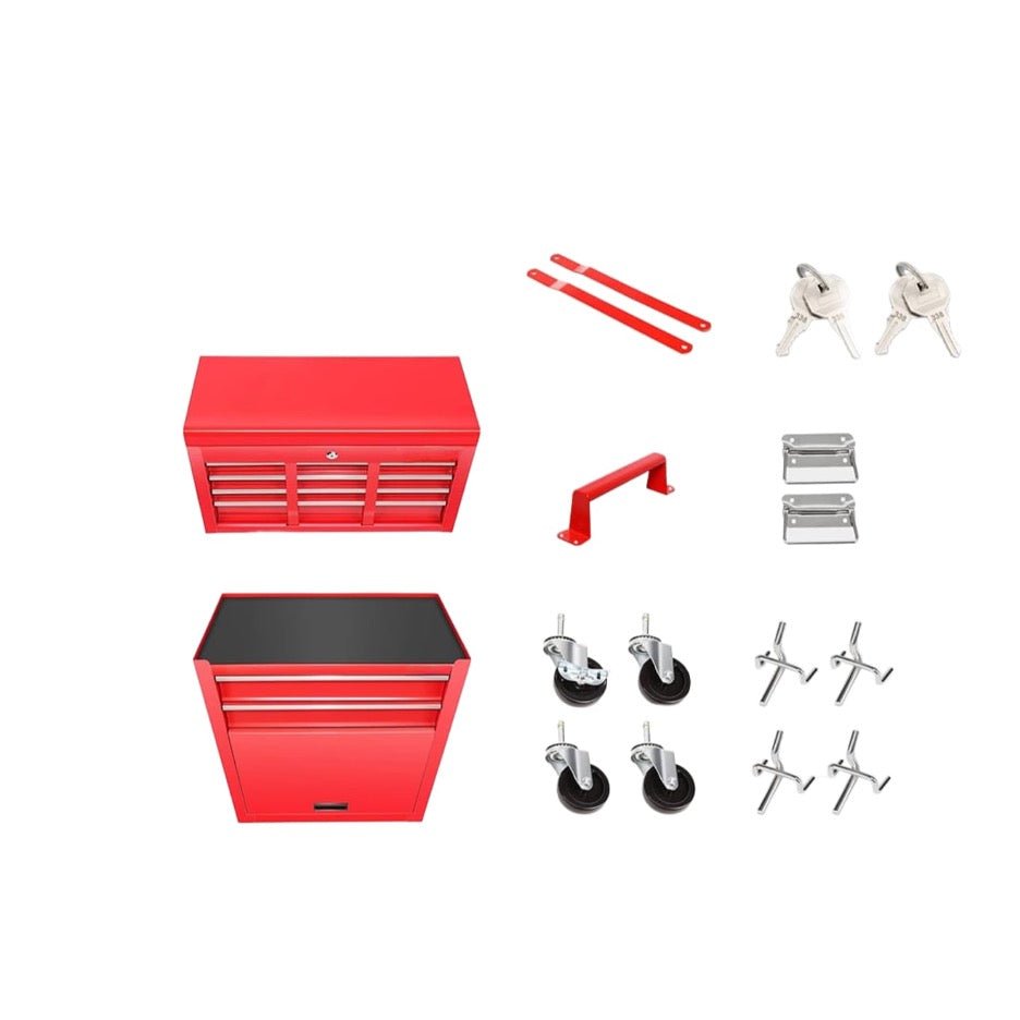 Tool Chest and Rolling Cabinet 8 Drawers Combo - TrendLine & Co.
