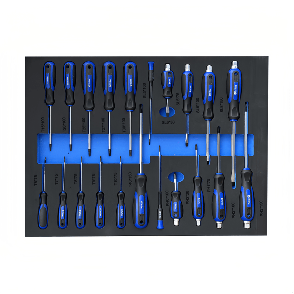 Ultimate Master Tool Set 245 Piece Metric and SAE EVA Foam Tool Set With 7 Drawers Tool Trolley - TrendLine & Co.