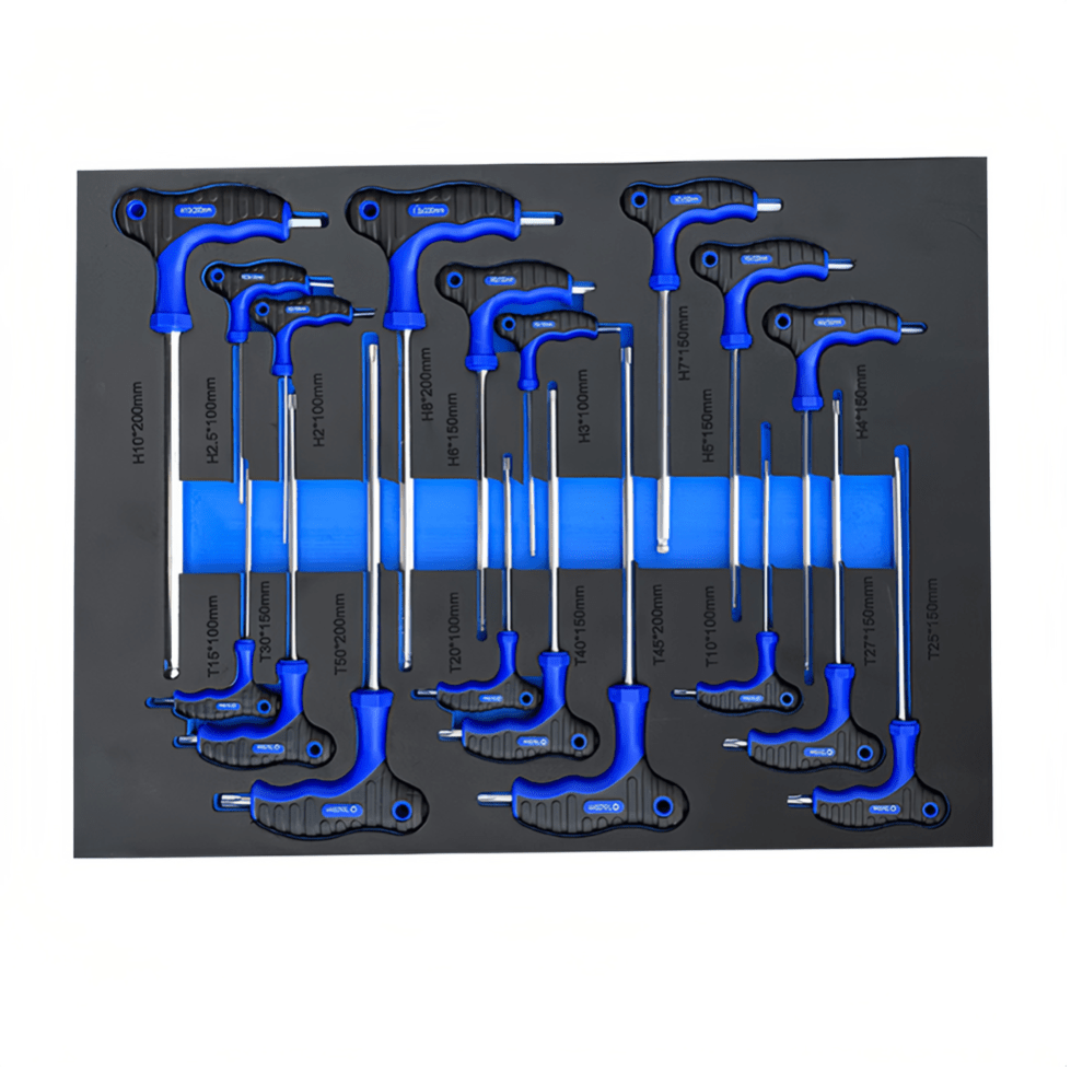 Ultimate Master Tool Set 245 Piece Metric and SAE EVA Foam Tool Set With 7 Drawers Tool Trolley - TrendLine & Co.
