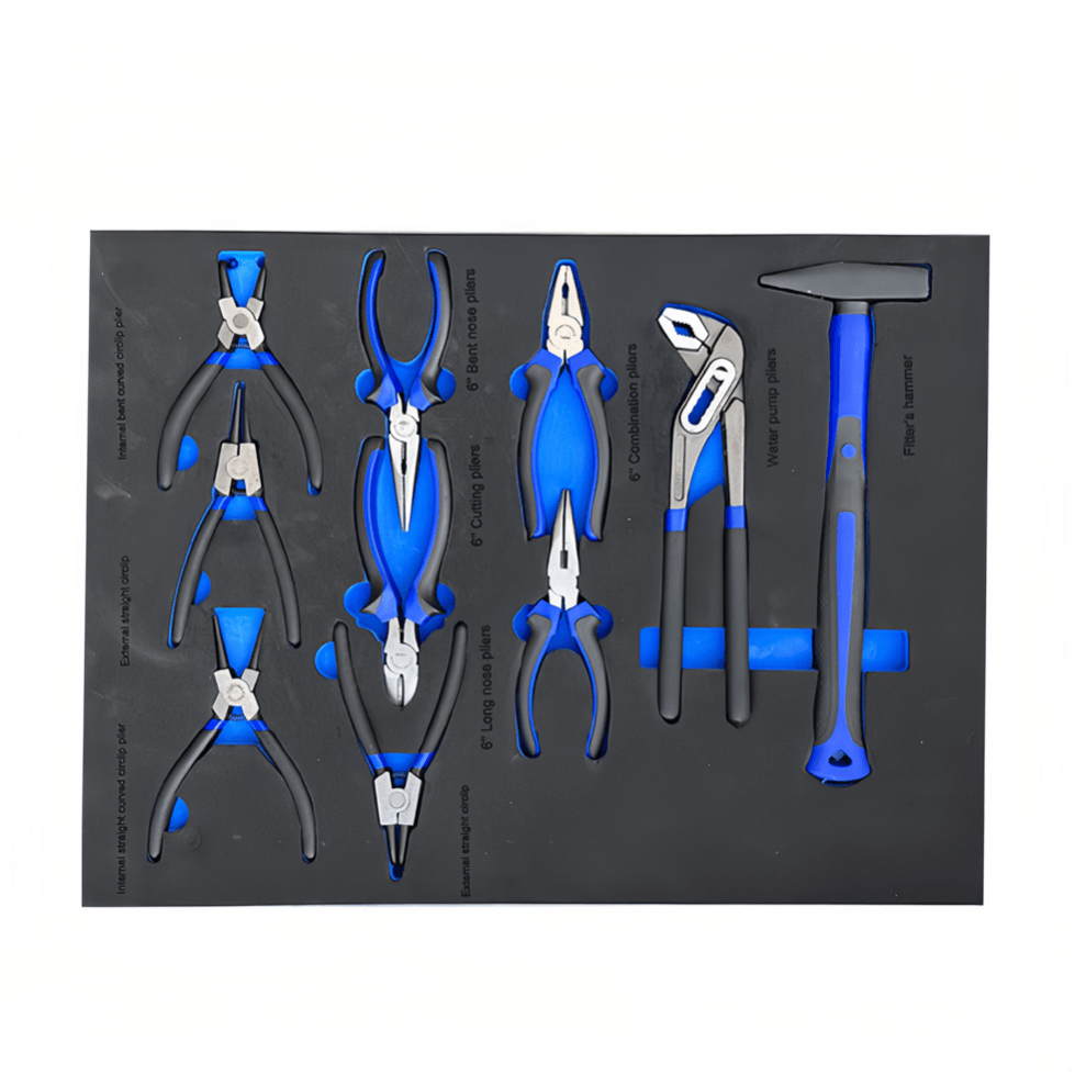 Ultimate Master Tool Set 245 Piece Metric and SAE EVA Foam Tool Set With 7 Drawers Tool Trolley - TrendLine & Co.