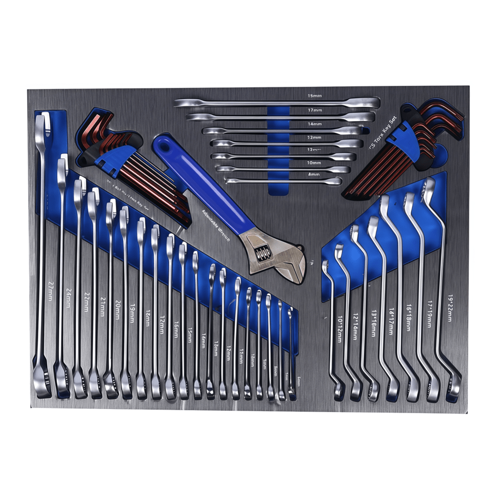 Ultimate Master Tool Set 424 Piece Metric and SAE EVA Foam Tool Set With 7 Drawers Tool Trolley - TrendLine & Co.