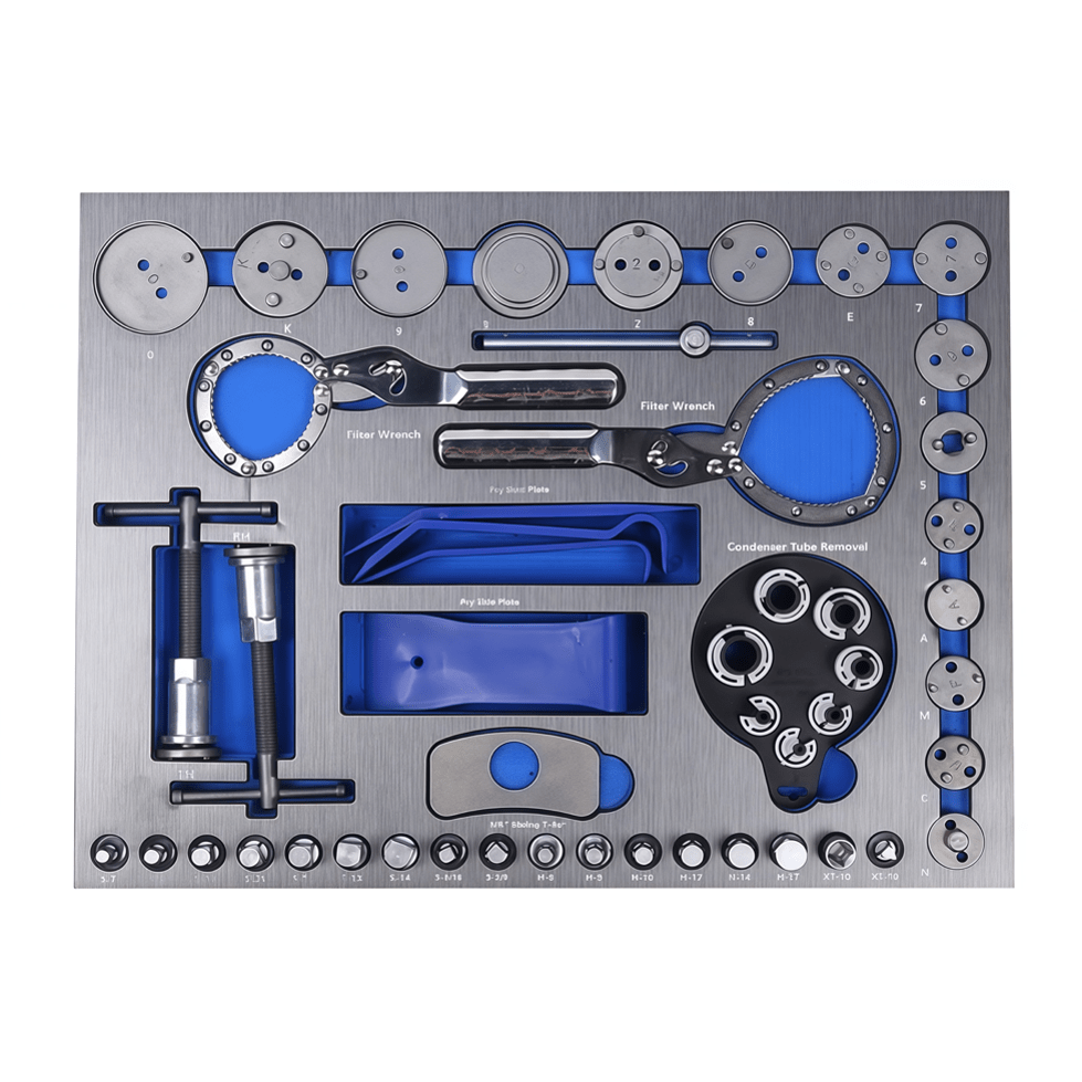 Ultimate Master Tool Set 424 Piece Metric and SAE EVA Foam Tool Set With 7 Drawers Tool Trolley - TrendLine & Co.