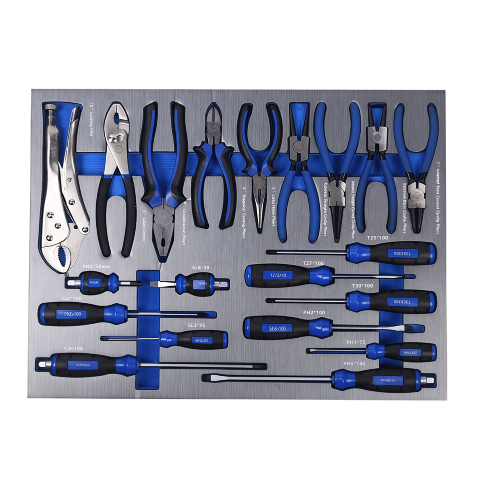 Ultimate Master Tool Set 424 Piece Metric and SAE EVA Foam Tool Set With 7 Drawers Tool Trolley - TrendLine & Co.