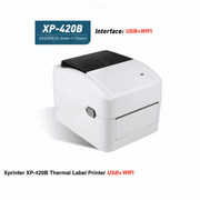 Xprinter XP-420B USB +WIFI Thermal Barcode Label Printer - TrendLine & Co.