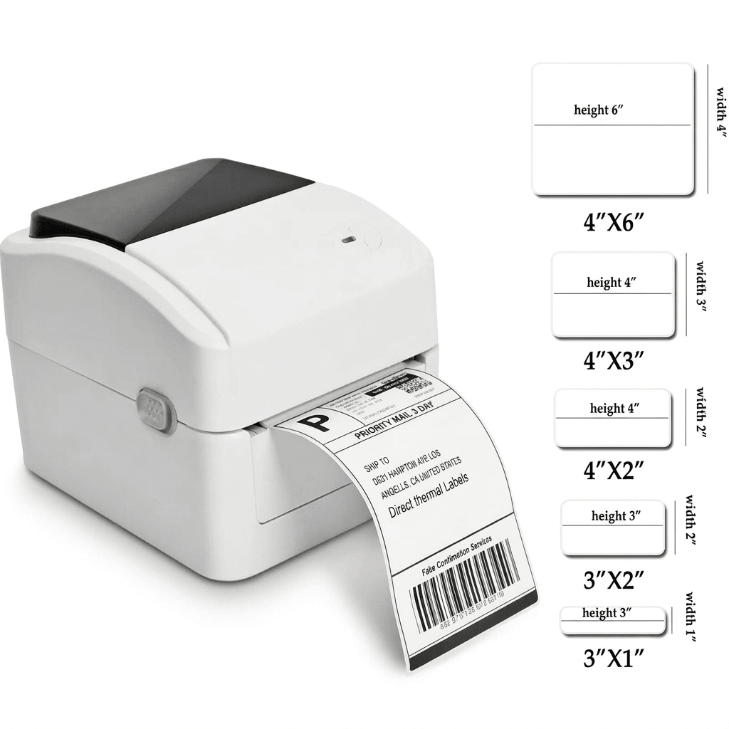 Xprinter XP-420B USB +WIFI Thermal Barcode Label Printer - TrendLine & Co.