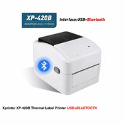Xprinter XP-420B USB+Bluetooth Thermal Label Printer Shipping Label Printer - TrendLine & Co.